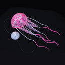 Simulation Artificial Jellyfish Glowing Aquarium Fish Tank Decor(Red) Newly