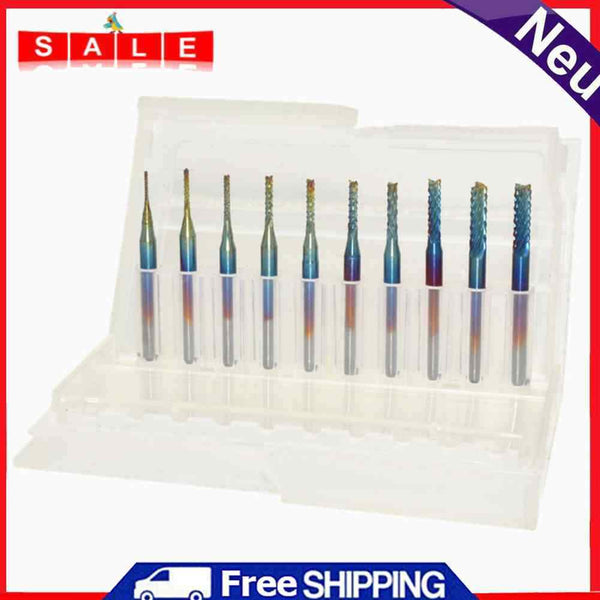 Carbide PCB Circuit Board Drill Bit Woodworking Milling Cutter Drill Bits Set
