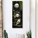 Panda 5D DIY Diamond Painting Rhinestone Full Round Drill for Room Decoration