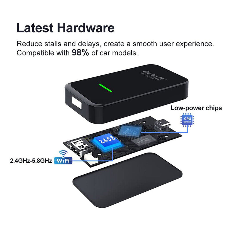 Car Wireless DongleBluetooth-compatible 5.0 Dual Connection Plug-and-Play