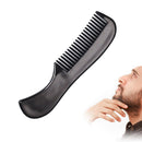 Double Side Portable Beard Comb Men Anti Static Hair Styling Tools (Black
