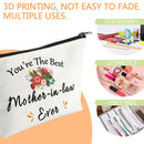 Women Mother-in-law Makeup Bags Zipper Canvas Hanging Toiletries Organizers