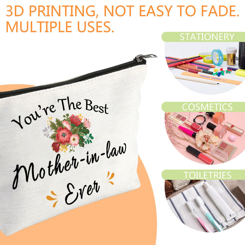 Women Mother-in-law Makeup Bags Zipper Canvas Hanging Toiletries Organizers