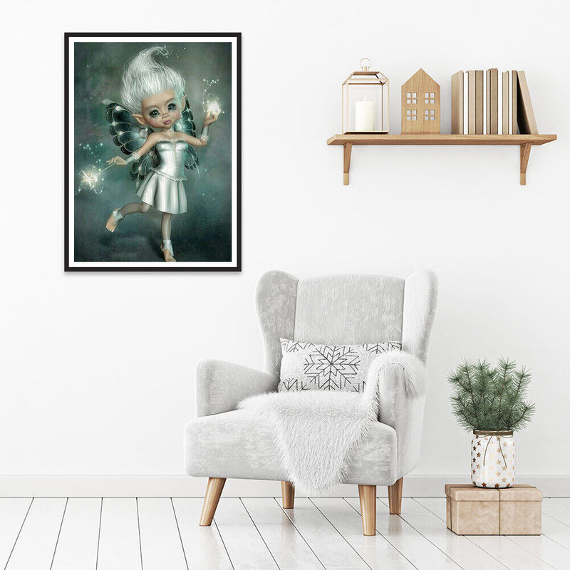 5D DIY Diamond Painting Kits Full Square Drill Winged Elf Mosaic Wall Picture