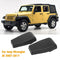 2pcs For Jeep Wrangler JK 2007-2017 Rear Window Hinge Cover Car Glass Cap Newly