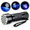Light Fluorescence Black Light UV Flashlight 21Lamp Beads Flashlight Torch
