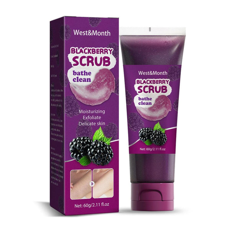 Blackberries Body Scrub Skin Care Oil Control Exfoliating Nourishes Whitening`