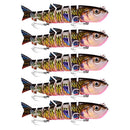 13cm 22g Plastic Lure 8-section Artificial Hard Bait Sea Fishing Tackle (A)