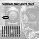 10pcs Darts Stems Aluminum Alloy Darts Poles Rods Shafts Harrows (35mm) Newly