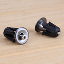 One Pair Bike Bicycle Aluminum Handlebar Grips Handle Bar Cap gray Newly