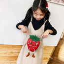 Cute Cartoon Strawberry Crossbody Bag Girl Kids PU Shoulder Small Money Pouch