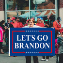 Lets Go Brandon Slogan Flag Polyester Banner Activities Decorative Bunting Sign