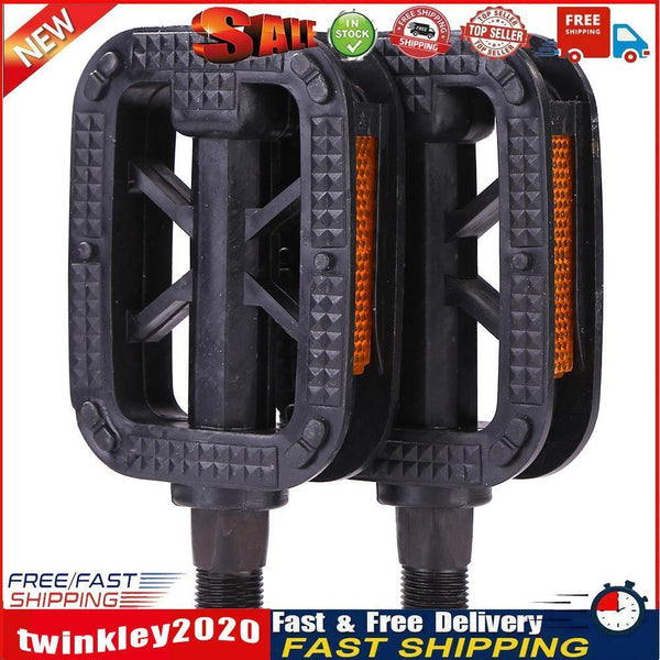 1 Pair Plastics Anti-skid Bike Ball Bearing Pedals for MTB Cycling Sports Newly