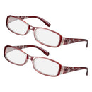 Spring Hinge Print Flower Reading Glasses Eye wear Eyeglasses Vision Care