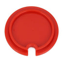 10pcs Tea Mug Cover Heat-Resistant Teapot Glass Cup Infuser Lids(Red)