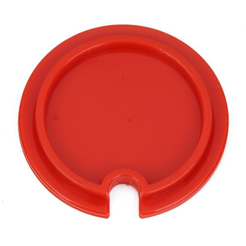 10pcs Tea Mug Cover Heat-Resistant Teapot Glass Cup Infuser Lids(Red)
