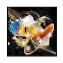 Full Embroidery Stamped Koi Fish DIY 11CT Eco-Cotton Thread Art Cross Stitch Kit
