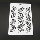 Plastic Scrapbooking DIY Layering Stencils Paper Card Flower Painting