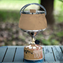 Silicone Folding Kettle Portable Tea Cooker Mini Boiling Water Pot (Khaki) Newly