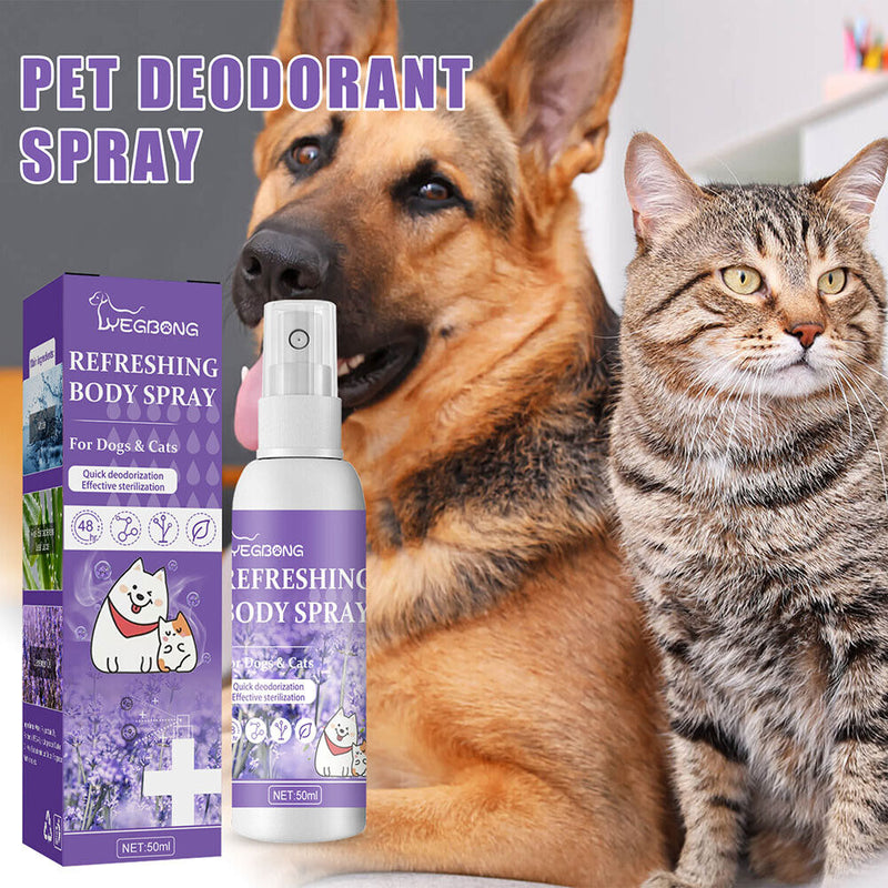 Lavender Oil Dog Deodorizer Spray for Cats Deodorizing Perfume Remove Odor