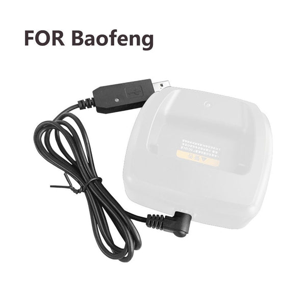 Extend Cord USB Charger For Baofeng Walkie Talkie Charger Charging Cable