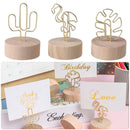 Clamp Table Numbers Holder Picture Frame Photos Clips Place Card Clamps Stand