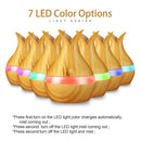 300mL Wood Grain Aroma Essential Oil Diffuser Air Humidifier (Light Brown) Newly