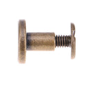 20pcs Copper Leather Craft Belt Wallet Solid Brass Nail Rivets Screws(8)