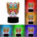 Butterfly DIY Diamond Painting LED Light Embroidery Night Lamp Home Decor Newly