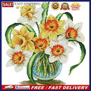 Partial Embroidery DIY 14CT Lily 4 Stamped Cotton Home Thread Cross Stitch Ki