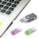 4 IN1 Micro SDs to USB Multi-Card Memory Card Adapter CAB3 Sup 128GB 7Y6R N1Y4