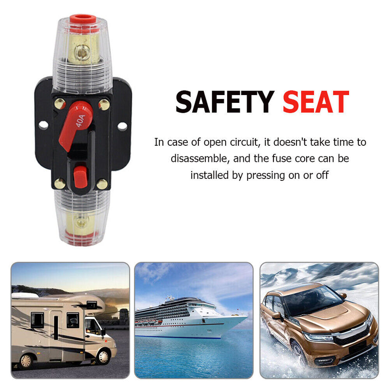 30A 40A 50A 60A 80A 100A 125A 150A Self-recovery Circuit Breaker for Car Ma