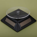 360 Degree Solar Powered Rotary Display Stand Jewelry Turntable