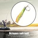 Octopus Squid Fishing Lures Soft Skirt Baits Tuna Trolling Seawater (C)