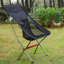 Portable Foldable Camping Chair Aluminum Alloy Chairs Seat Tools for Beach BBQ
