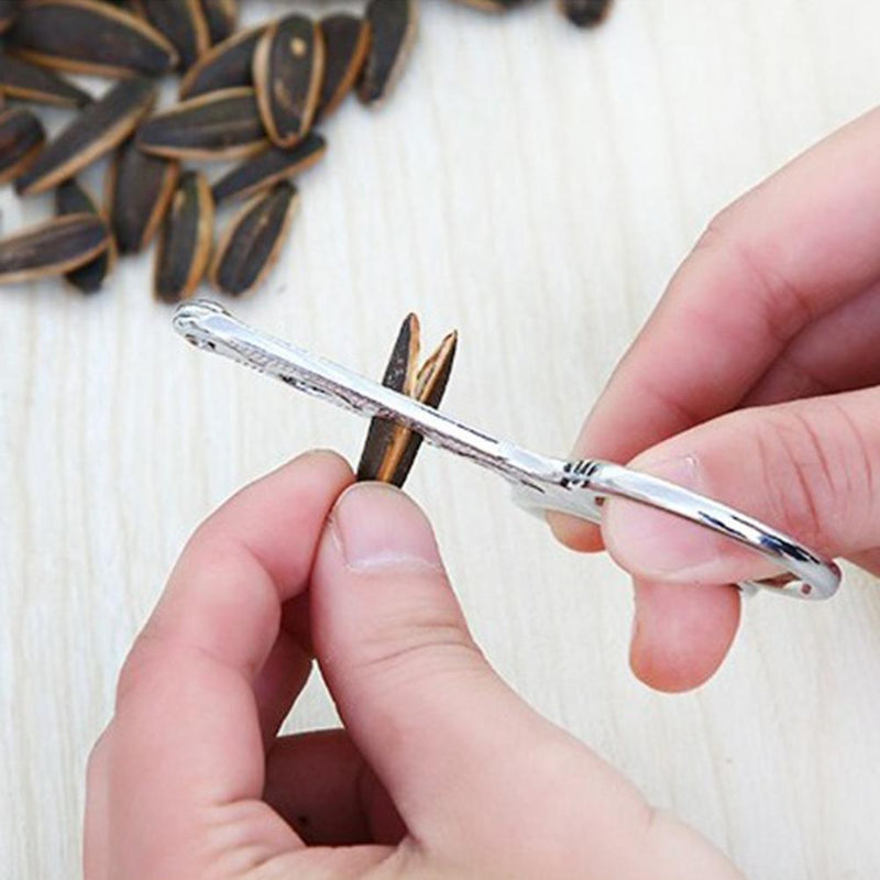 Multi-Function Melon Seed Pliers Scissors Nut Cracker Opener Clamp Shucker