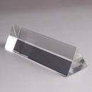 25x25x80mm Triangular Optical Prisms Glass Physics Teaching Refracted Light
