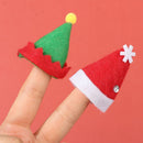 Lollipop Cap Xmas Decor Elf Hat Lollipop Top Topper Cover Santa Claus Hat