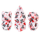 7pcs Polyhedral DND Dice RPG Multi-Sided Digital Role Playing Funny Game Toys