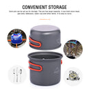 WIDESEA Portable Camping Cookware Set Outdoor Cooking Travel Tableware Picnic