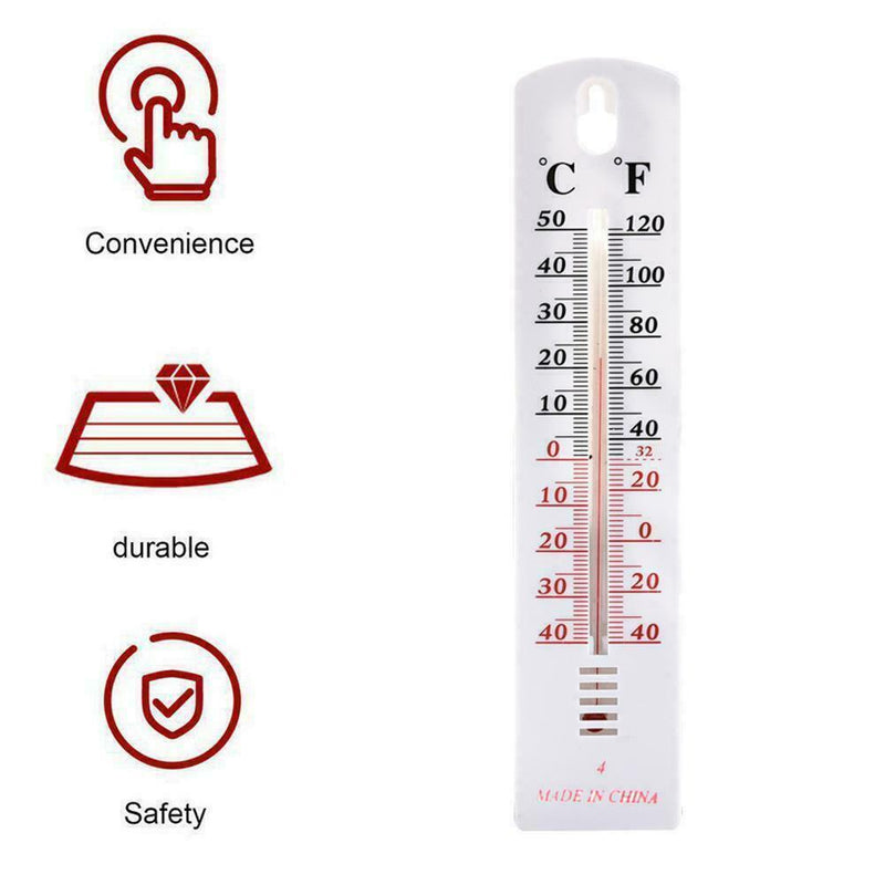 Wall Thermometer Indoor Outdoor Temperature Wall Hanging Sensor AU Au X1B1