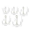 Steel Fishing Acces Barbed Fishhook Three Anchor Treble Fishing Hook Tackle Box