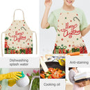 Merry Christmas Aprons Household Cooking Chef Dinner Apron Bib Anti Oil Splash