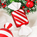 #A 15cm Candy Pendant PVC Red White Painted Pendant Christmas Tree Hanging Orn