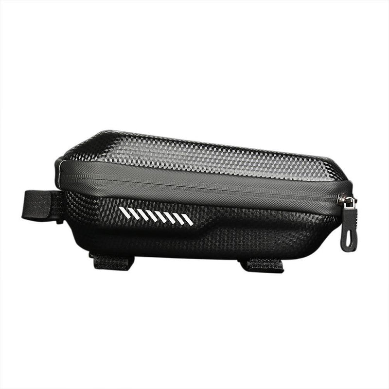 Hard Shell Black Outdoor Cycling Tackles Waterproof Bicycle Front Frame Tube Bag