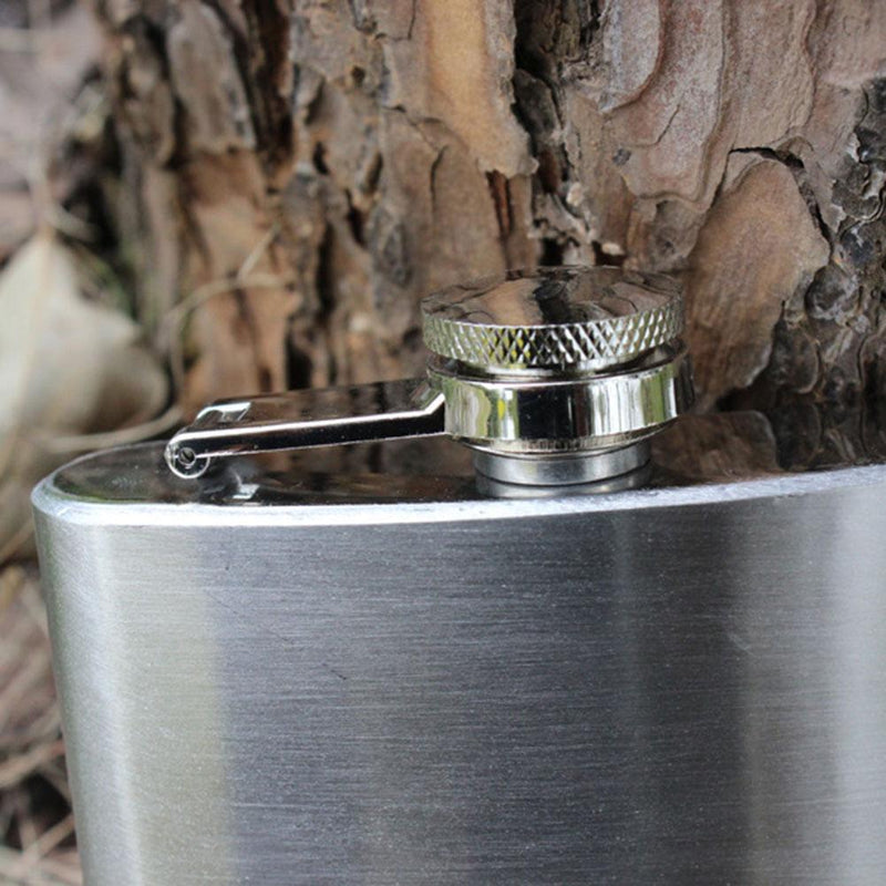 8Oz Stainless Steel Portable Camping Wine Bottle Whisky Pot Flask Flagon