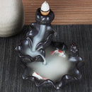Backflow Incense Burner Ceramic Waterfall Smoke Censer Home Office Decor Newly