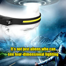 Portable Flashlight Lantern COB LED Headlamp Outdoor Camping Working Headli