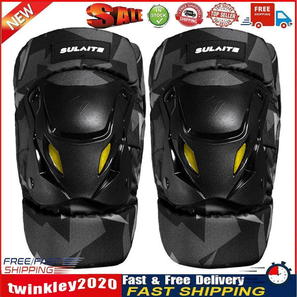 SULAITE Winter Motorcycle Elbow Pads Riding Protective Gear Camo 1 Pair Newly