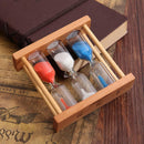 Shower Timer Wooden Sandglass Ornament Brush Teeth Clock Hourglass Timer